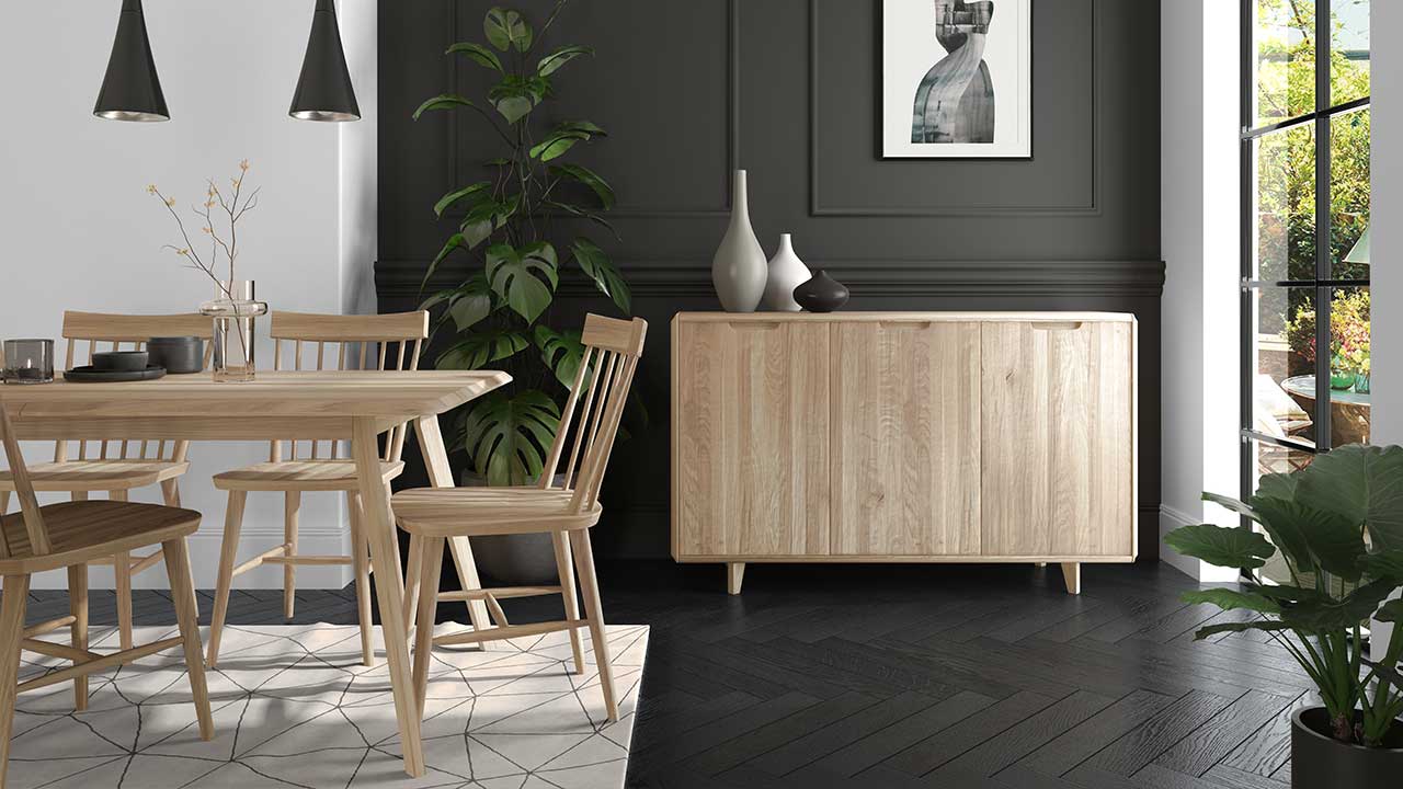 Como Solid Oak Dining Room Furniture