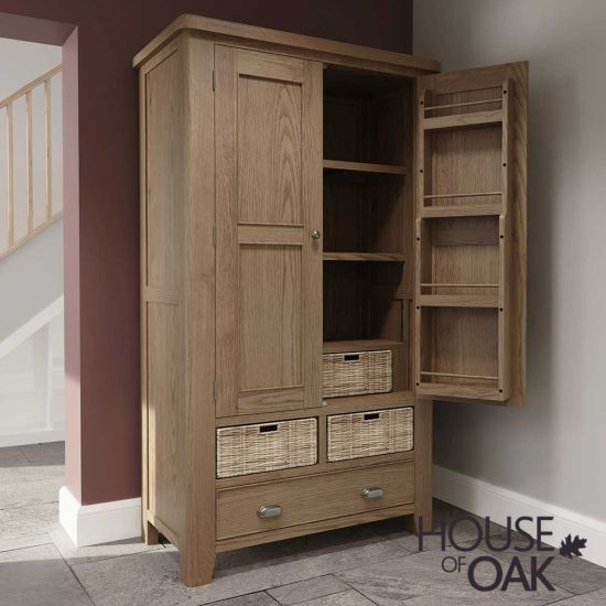 Oak Larder Units