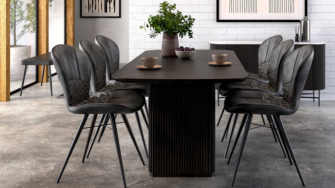 Monaco in Charcoal Dining Room Furniture