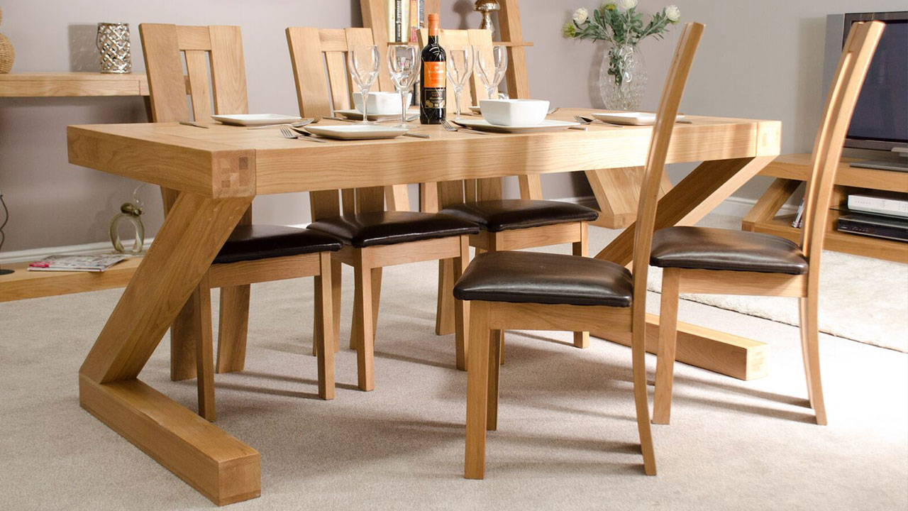 Z Solid Oak Dining Room Furniture