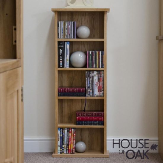 Opus Solid Oak CD DVD Tower