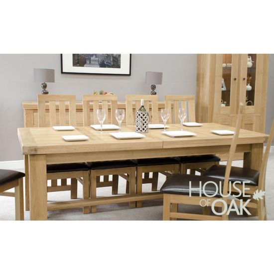 Bordeaux Oak Grand Extending Table