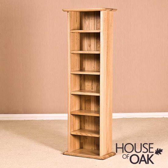 Buckingham Solid Oak CD Rack