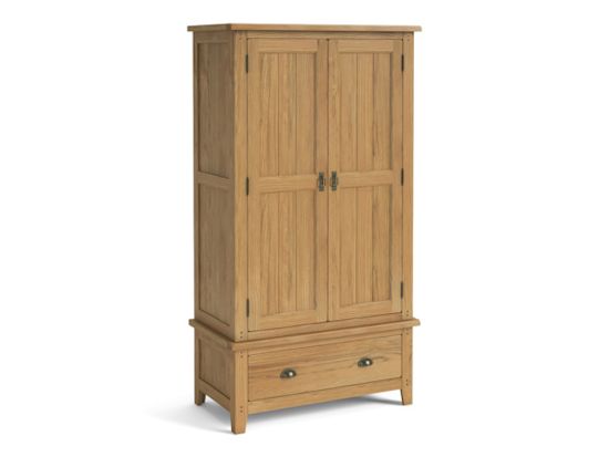 Paignton Oak Gents Wardrobe