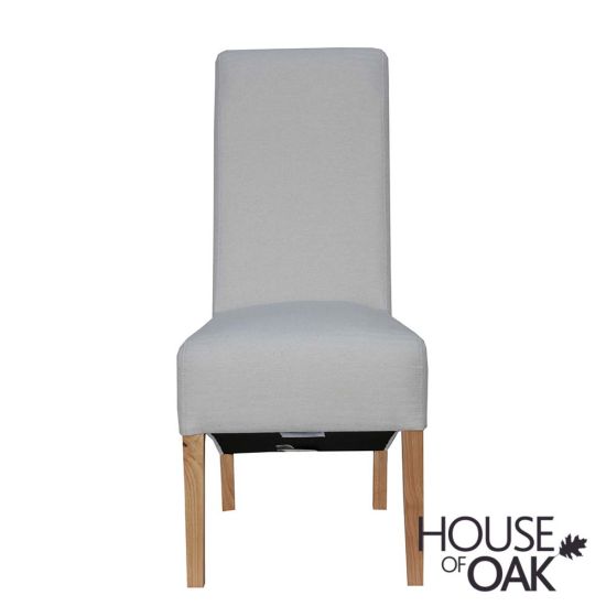 Roma Fabric Dining Chair in Natural