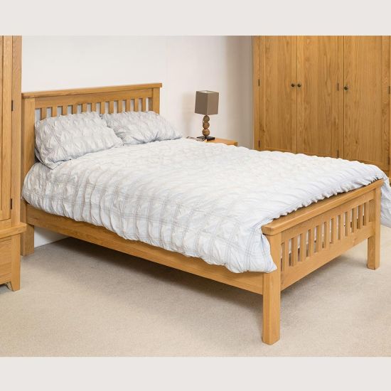 Chester Oak 4ft 6" Double Bed