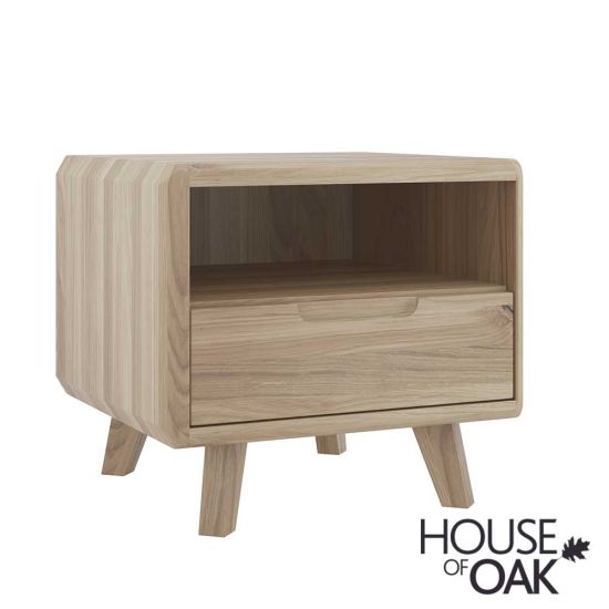 Como Solid Oak Nightstand