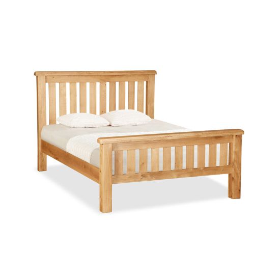 Oxford Oak 5FT King Size Slatted Bed