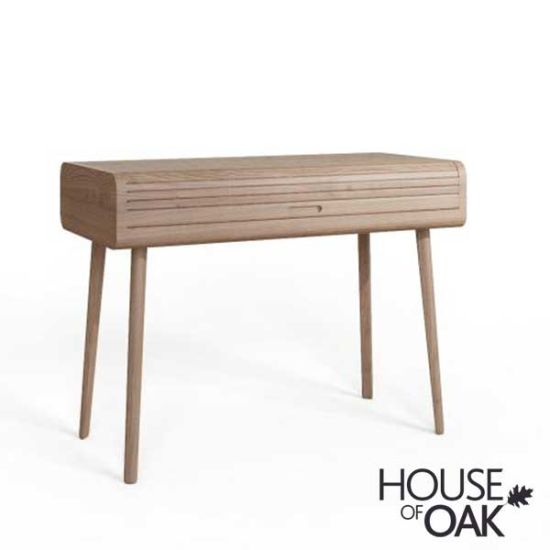 Tambour Oak Studio Desk