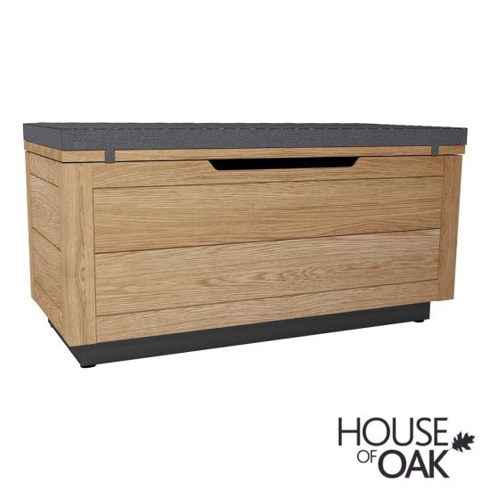 Harmony Oak Ottoman