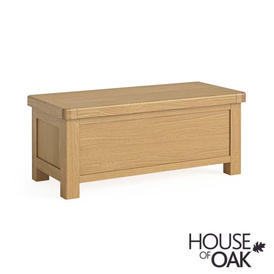 London Oak Blanket Box