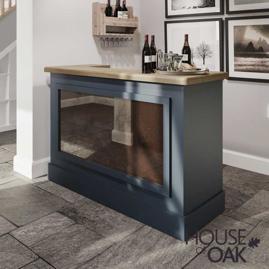 Chatsworth Oak in Royal Blue Bar