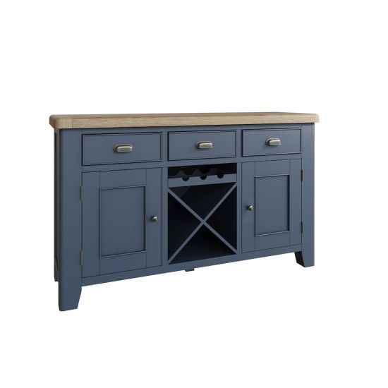 Chatsworth Oak in Royal Blue Large Sideboard