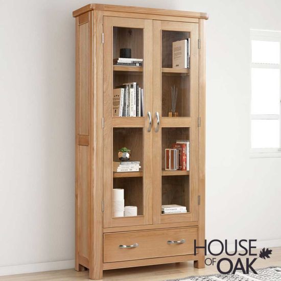 Kensington Oak Display Cabinet