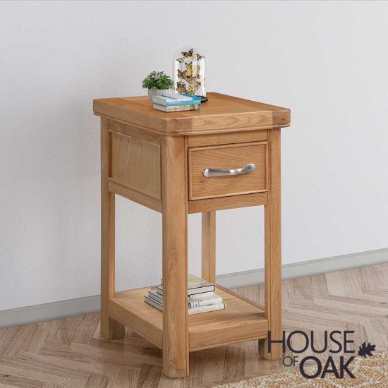 Kensington Oak Small Bedside Cabinet