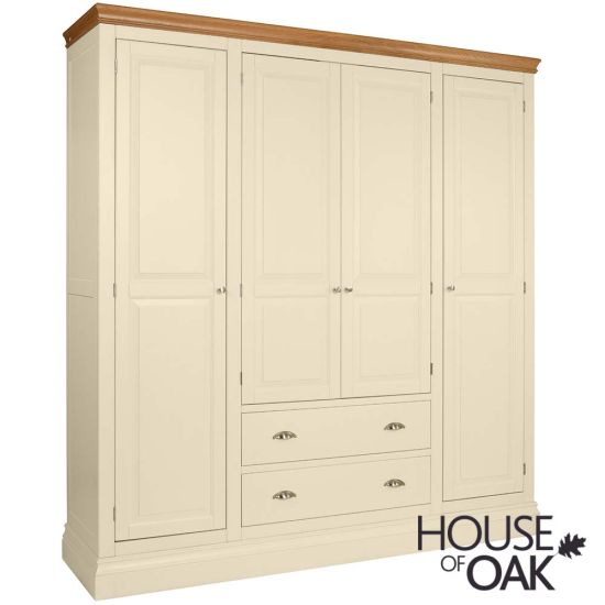 Ambleside Painted Choice of 9 Colours - Quad Wardrobe