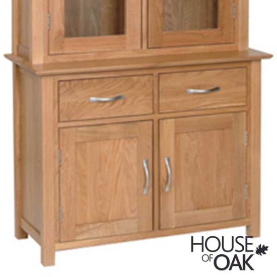 Coniston Solid Oak 2 Door 2 Drawer Dresser Base