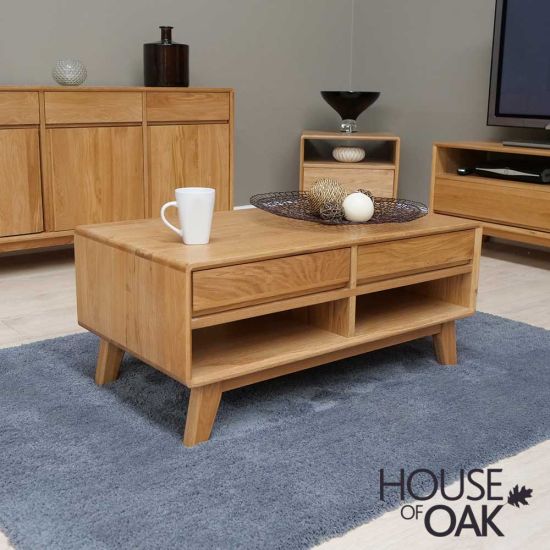 Eden Solid Oak Coffee Table