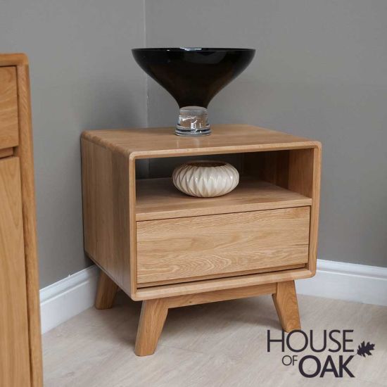 Eden Solid Oak Lamp Table