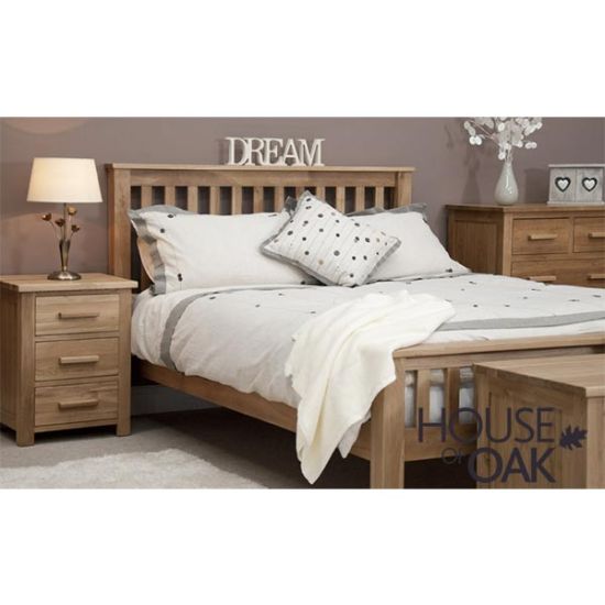 Opus Solid Oak 4FT 6'' Double Bed