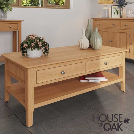 Oslo Oak Large Coffee Table