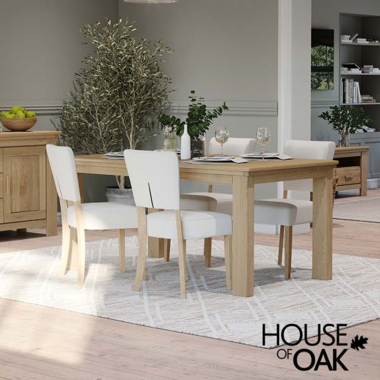 Devon Oak 160cm Fixed Top Dining Table