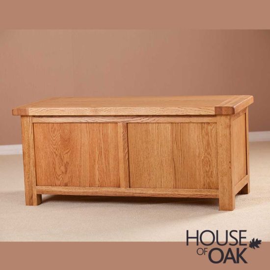 Windsor Oak Large Blanket Box