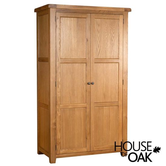 Canterbury Oak Double Wardrobe 