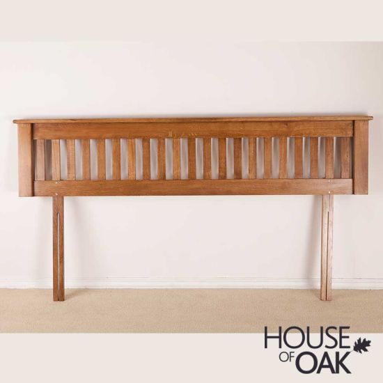 Balmoral Solid Oak Super King Size 6 Foot Headboard