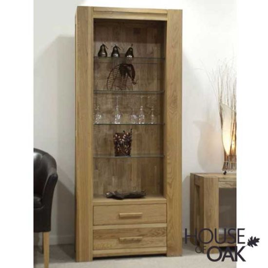 Pandora Solid Oak Tall Bookcase