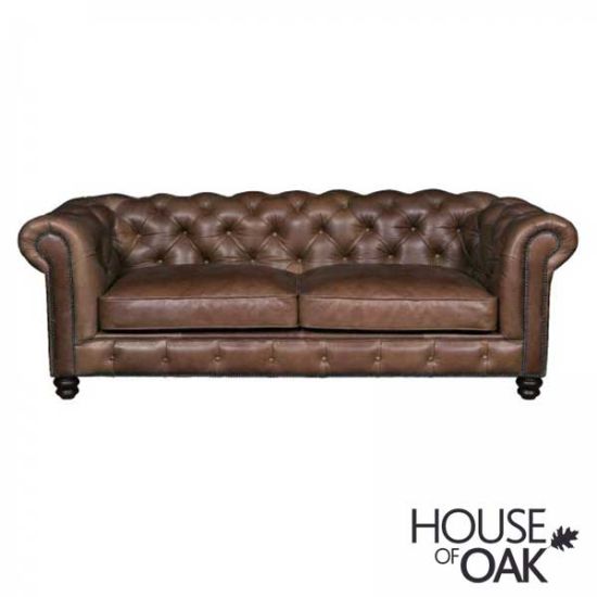 Gotti Club 2 Seater Sofa in Espresso Leather