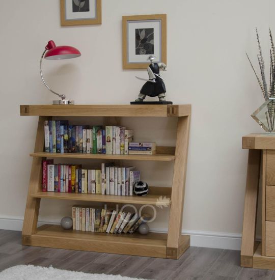 Z Oak Small Bookcase