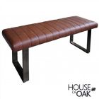 Harmony Low Bench with Tan Cushion