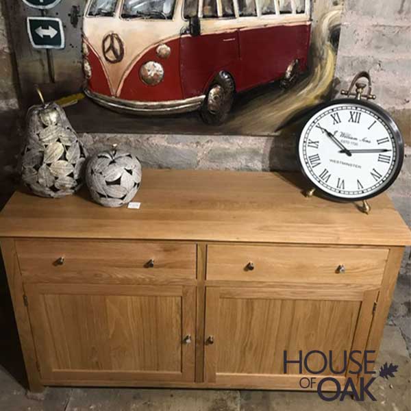 Aspen Solid Oak Large Sideboard