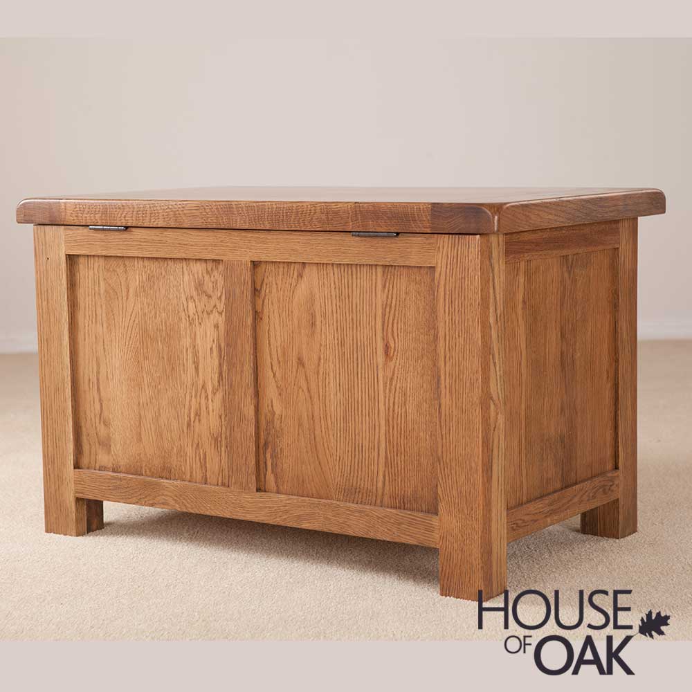 Balmoral Oak Small Blanket Box