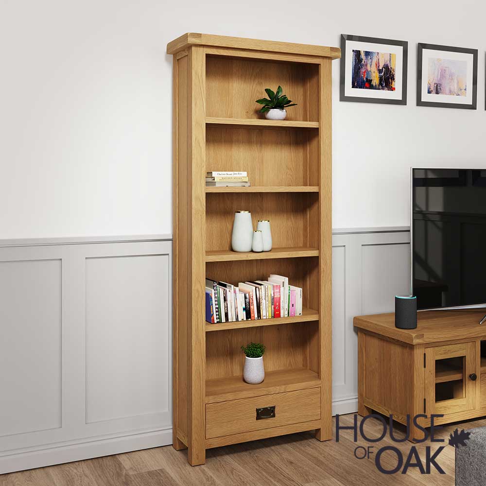 Harewood Oak Medium Bookcase