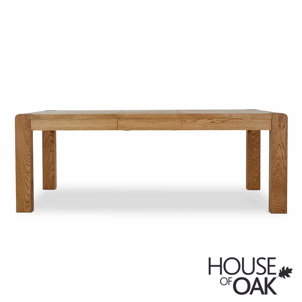 Crescent Oak 160cm Extending Dining Table