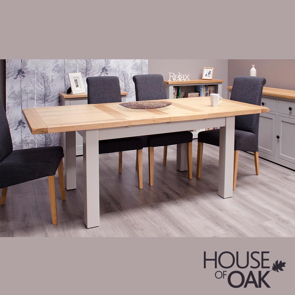 Diamond Grey Medium 132cm Extending Dining Table