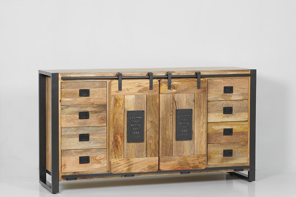 Forge Industrial Furniture 8 Drawer Sideboard