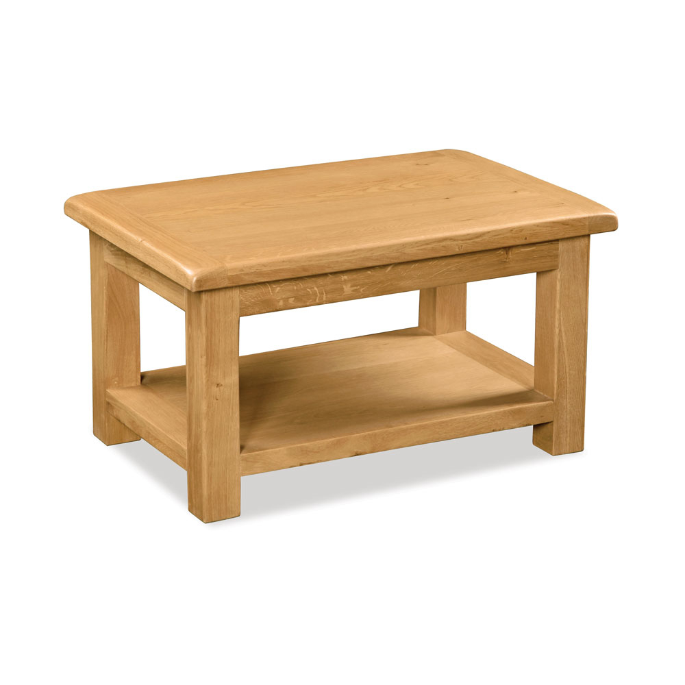 Oxford Oak Coffee Table with Shelf