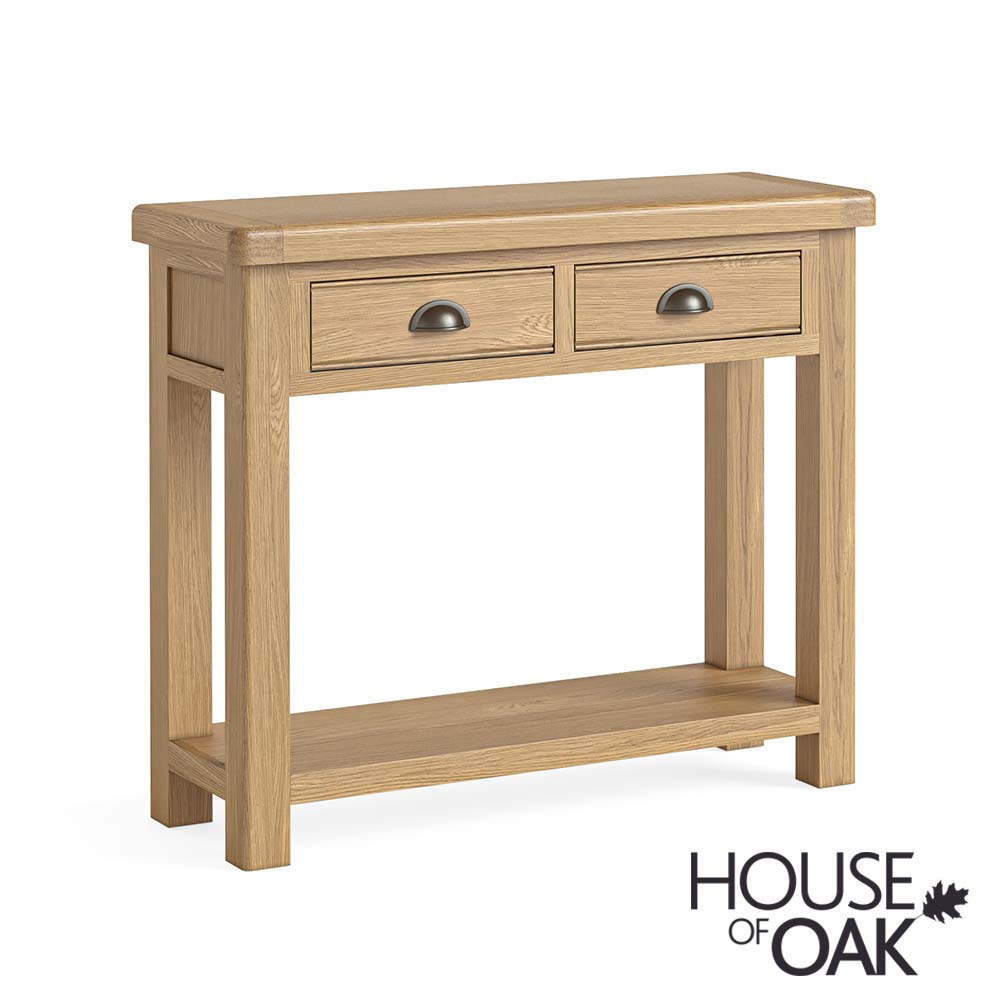 London Oak Console Table