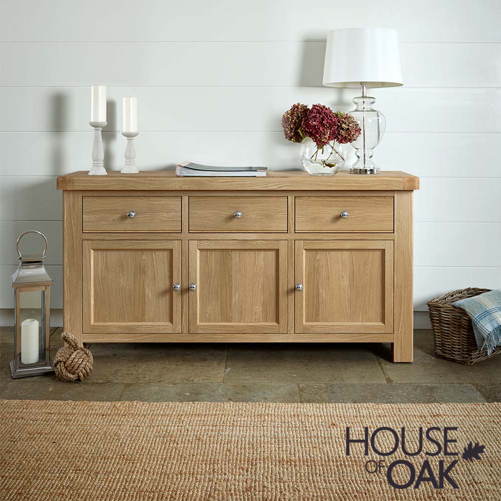 London Oak Large Sideboard