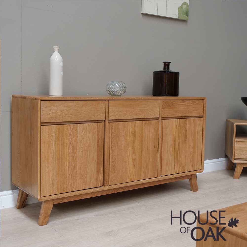 Eden Solid Oak Large Sideboard