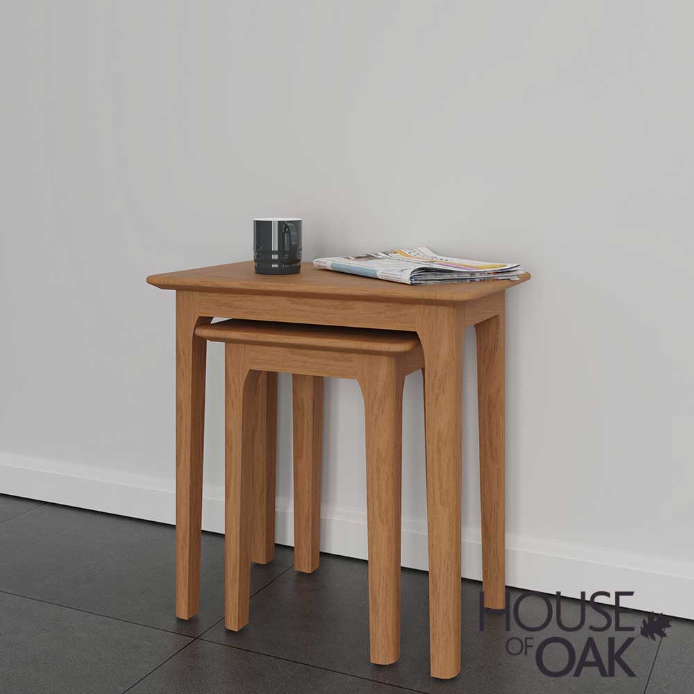 Oslo Oak Nest of 2 Tables