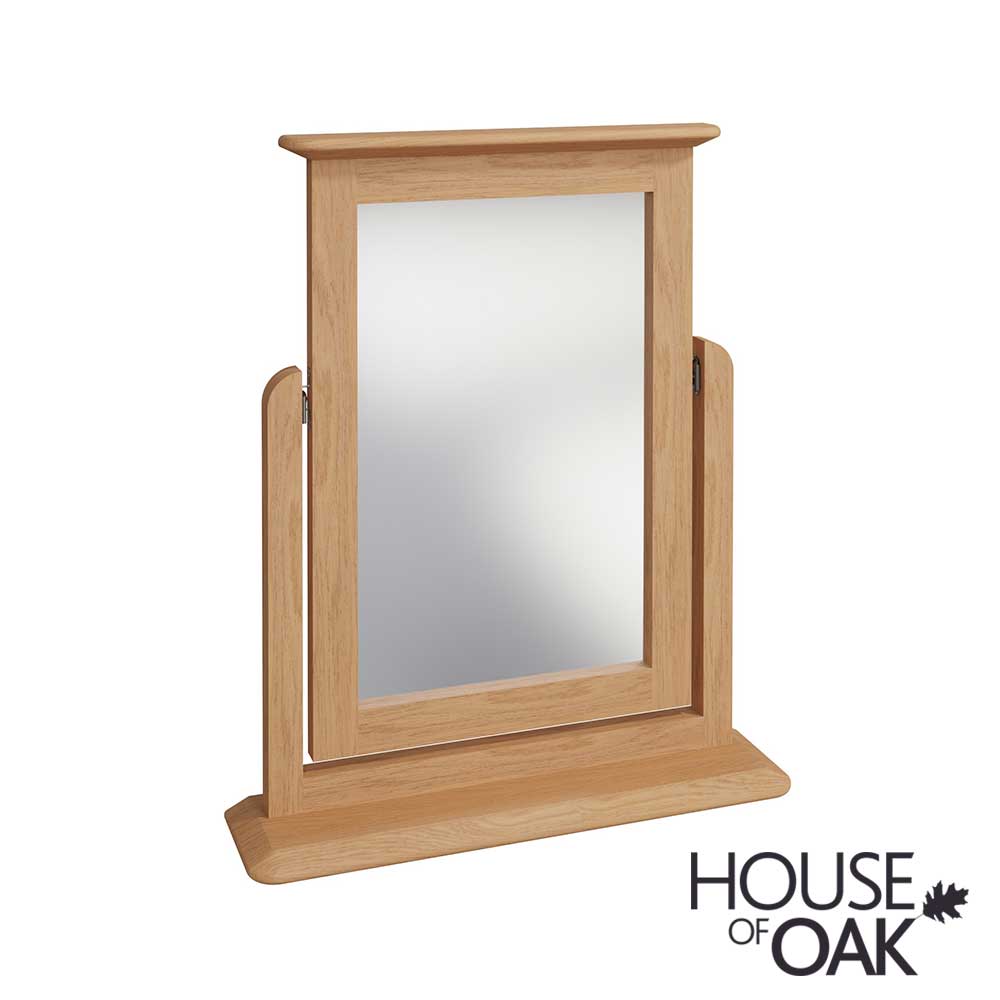 Oslo Oak Trinket Mirror