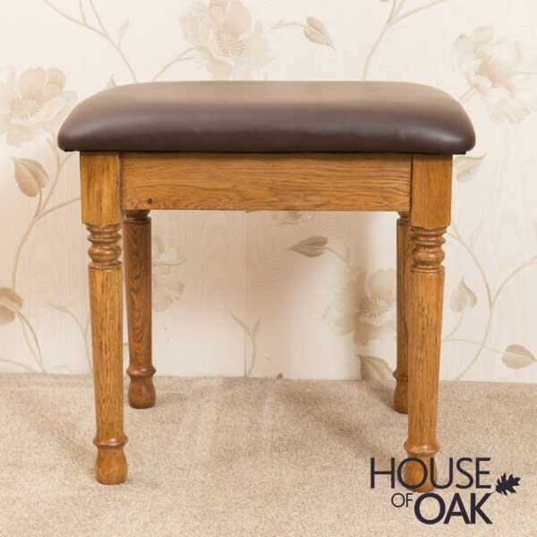 Philippe Solid Oak Bedroom Stool