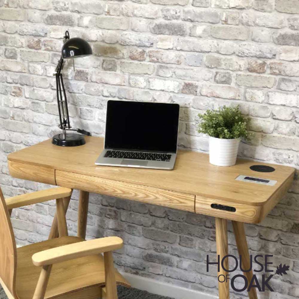 San Francisco Smart Speaker/Charging Computer Desk