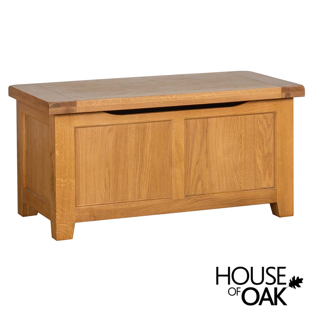 Canterbury Oak Blanket Box 