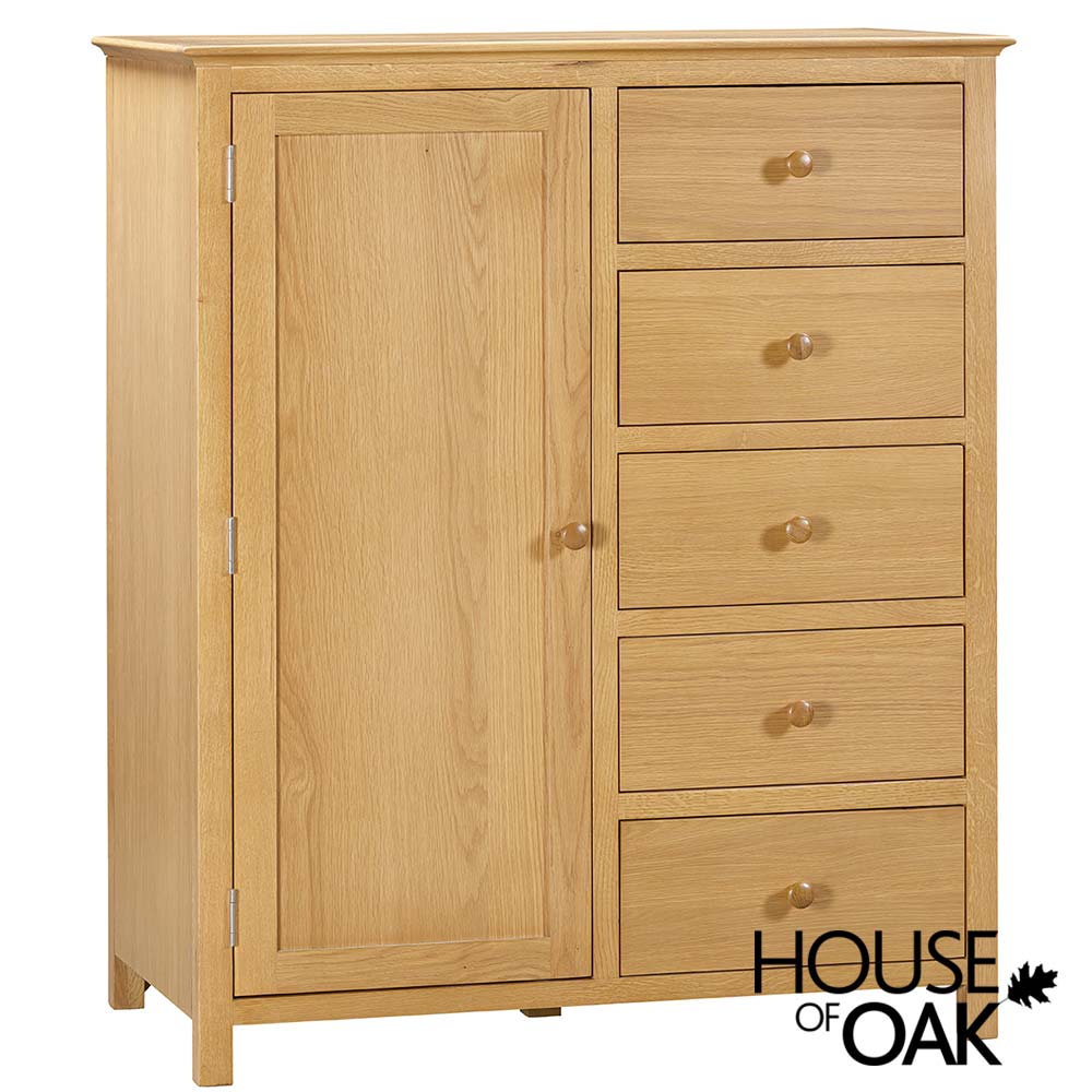 Somerset Oak Combination Wardrobe