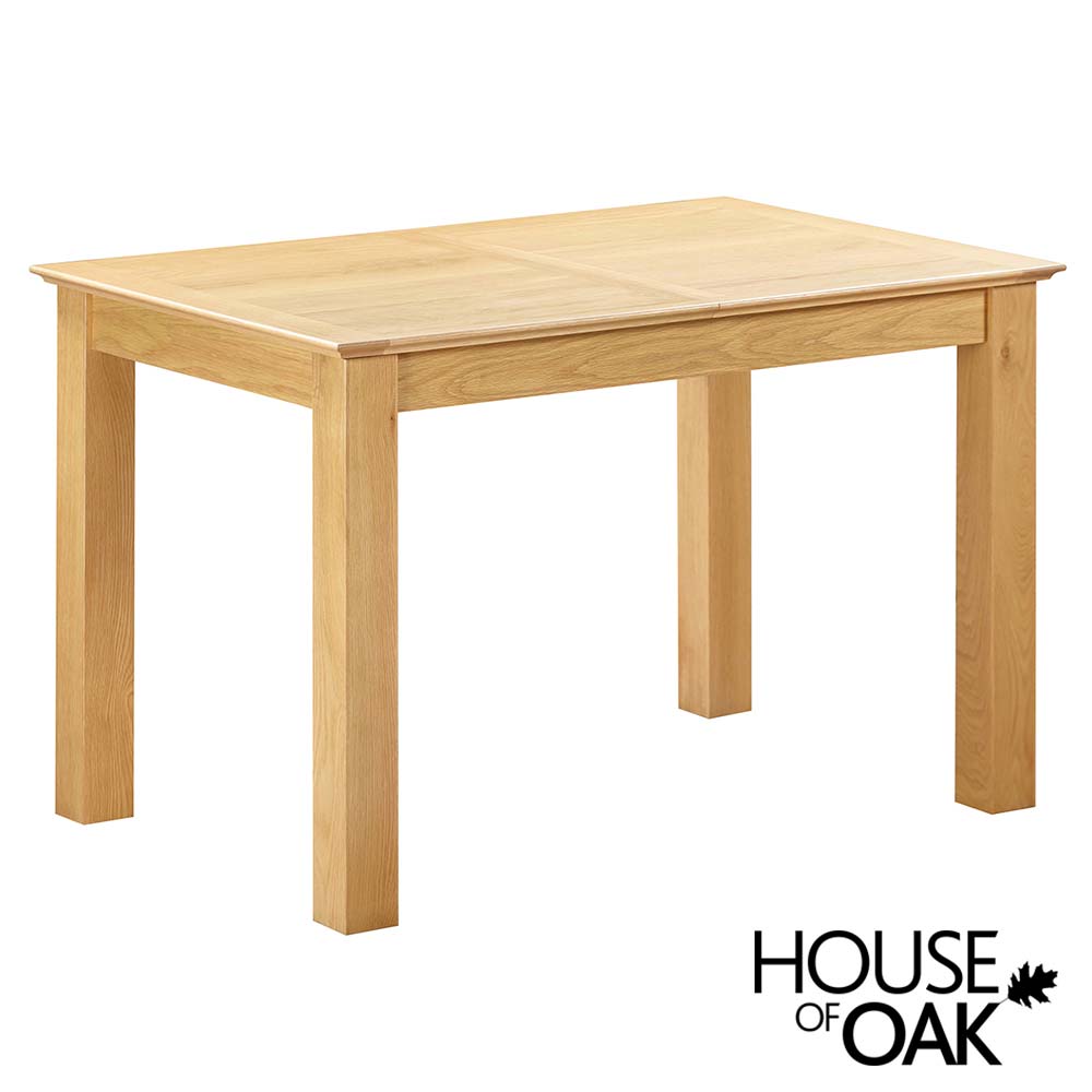 Somerset Oak 120cm Extending Dining Table